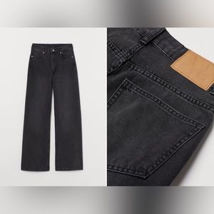 H&M wide high jeans sold out 10 black